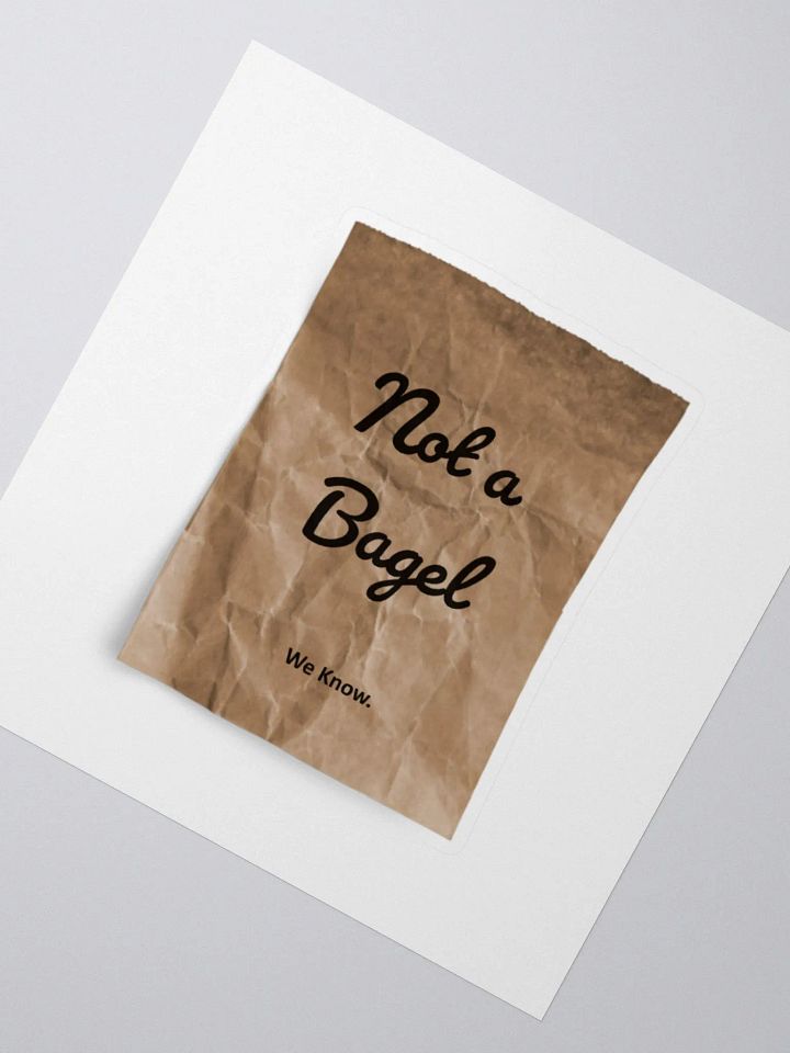 Not a Bagel Sticker product image (2)