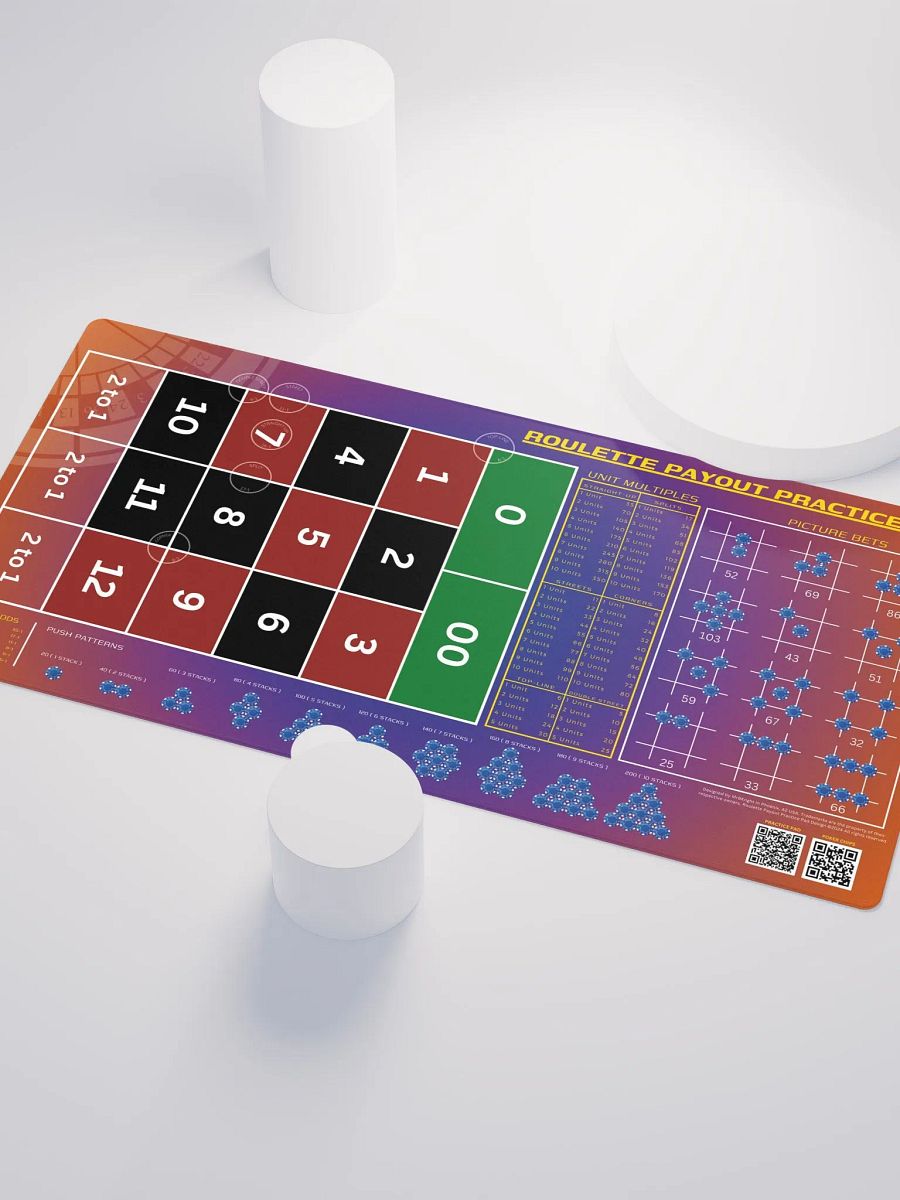 Roulette Payout Practice Pad - Sunset Flare product image (3)