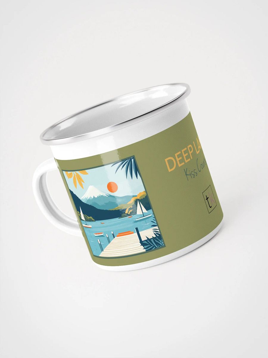 Deep Lake Kiss County Enamel Mug product image (4)