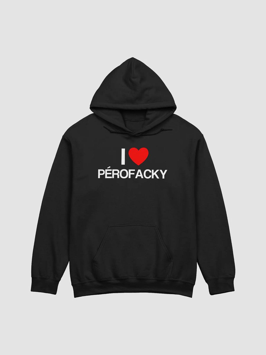 I ♥️ Perofacky hoodie black product image (1)