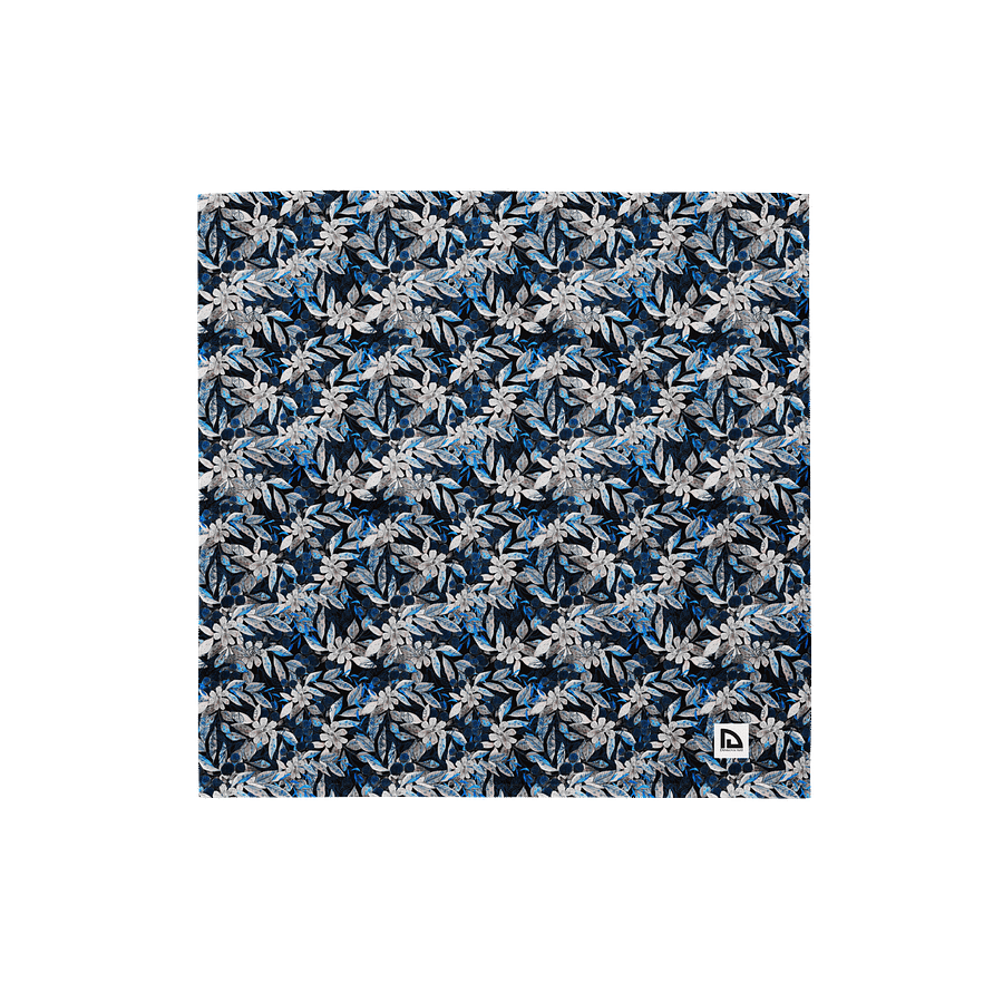 Blue White Garden Bandana product image (1)