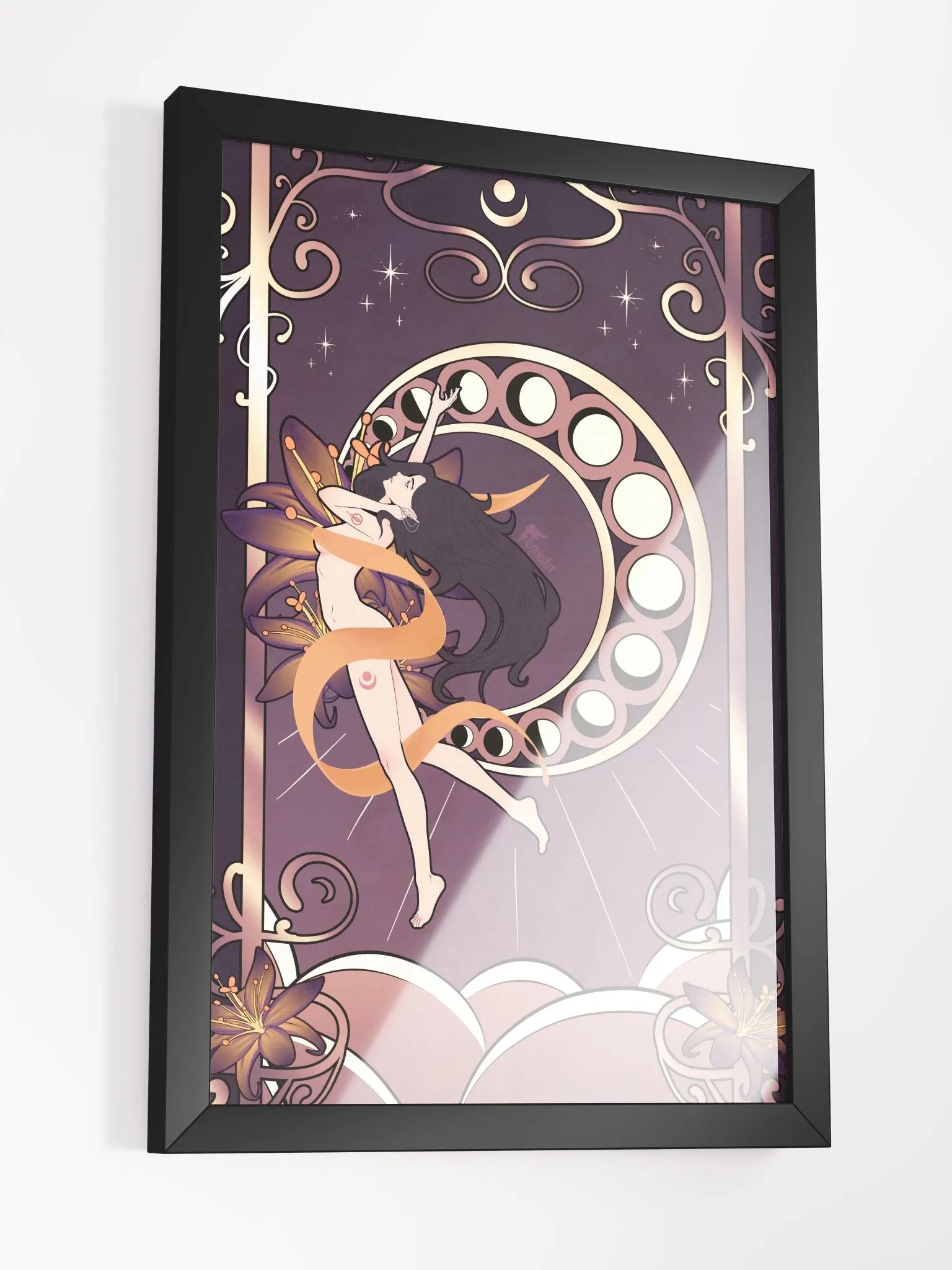 The Moon (12x18, framed) product image (3)