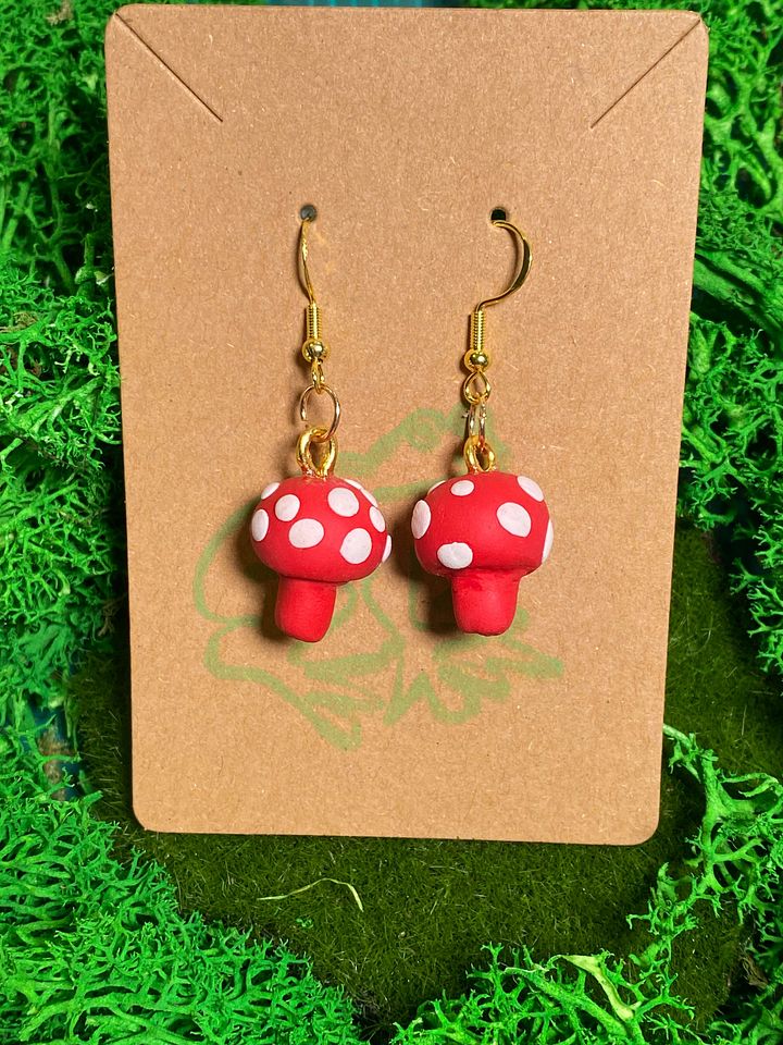 Mushroom Earrings product image (1)
