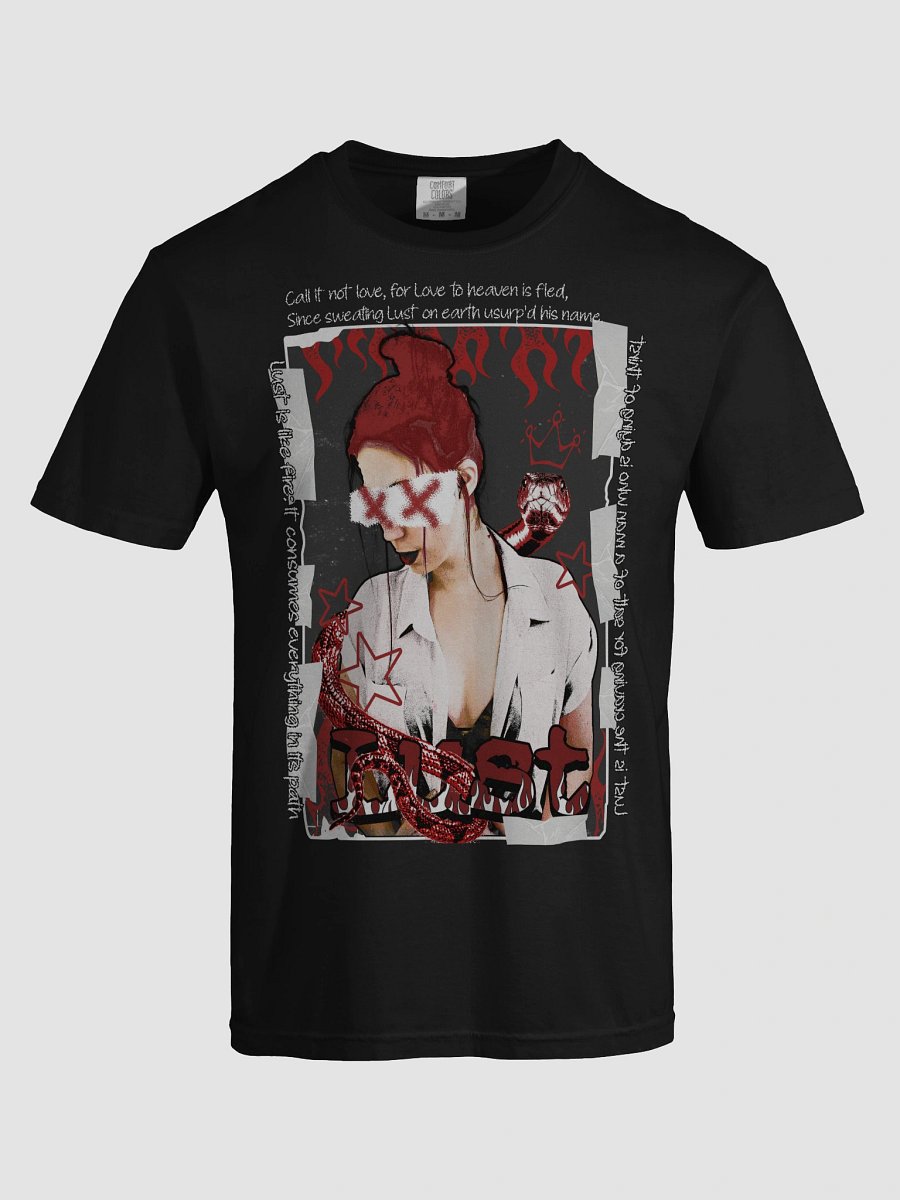 Tempted by Lust Graphic Tee (red) product image (5)