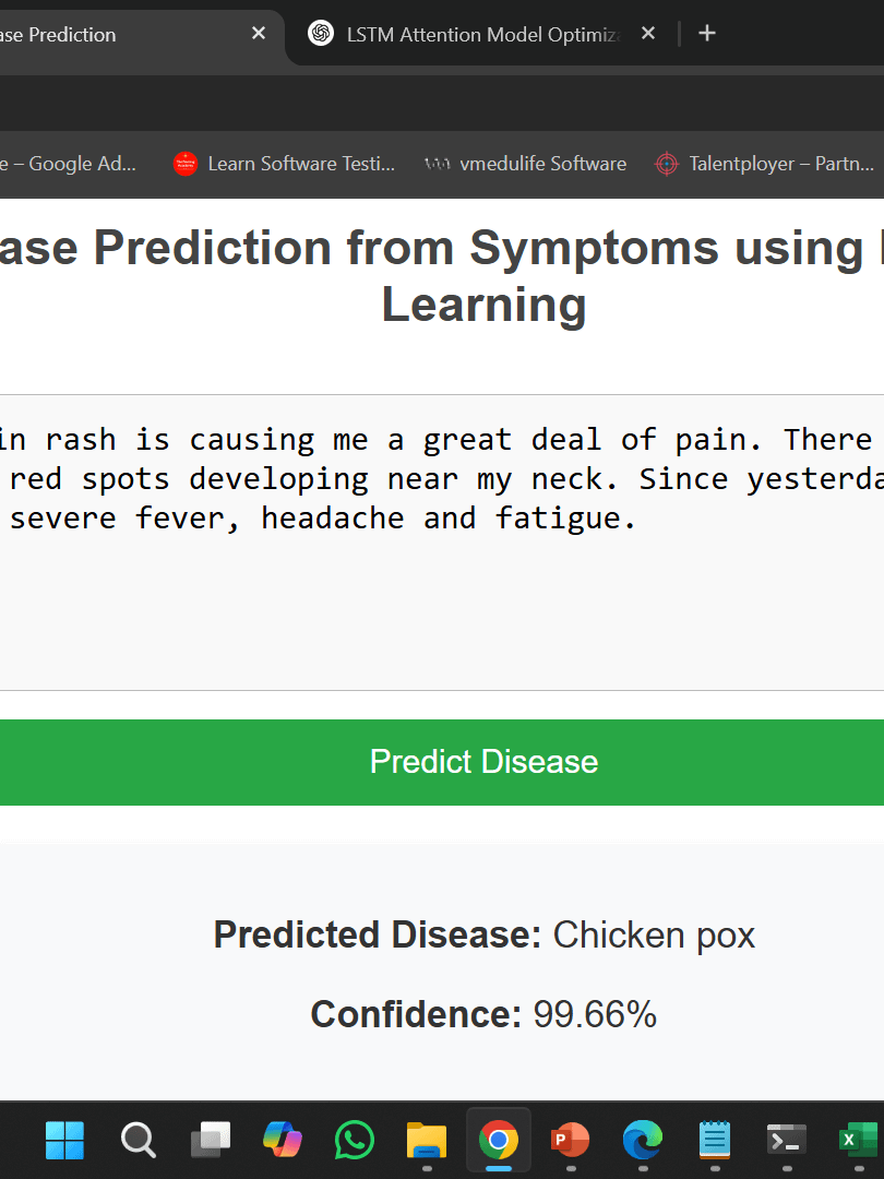 Disease Prediction from Symptoms using Machine Learning with Flask App Project product image (12)