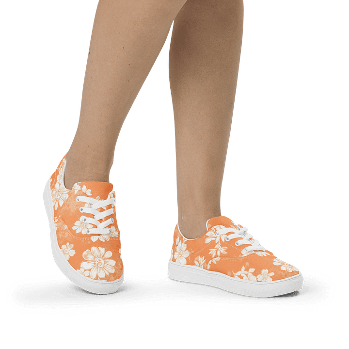Floral Bloom Lace-Up Sneakers product image (2)