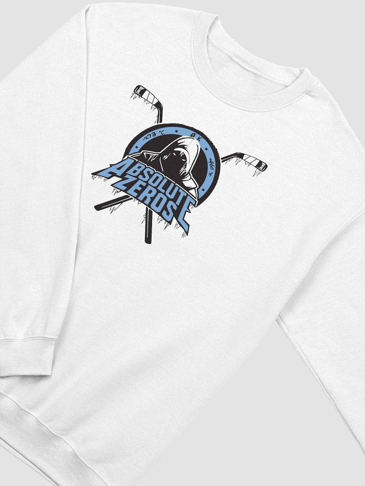 Gildan Classic Crewneck White Sweatshirt product image (2)