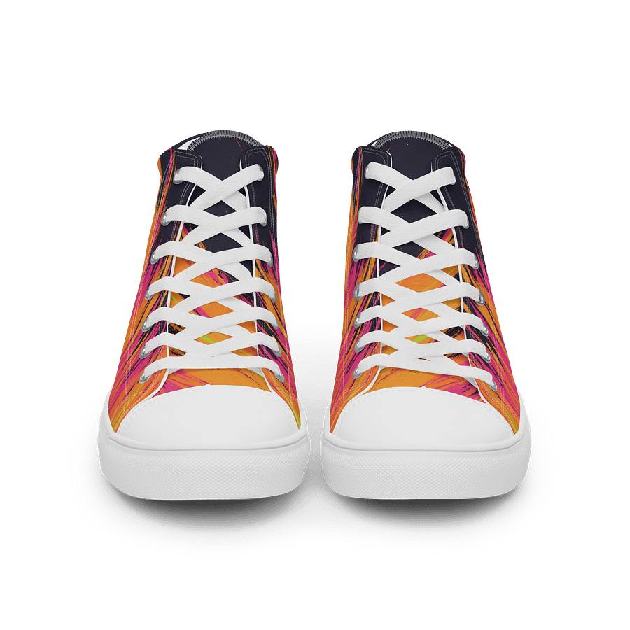 Fiery Burst Canvas High Tops product image (3)