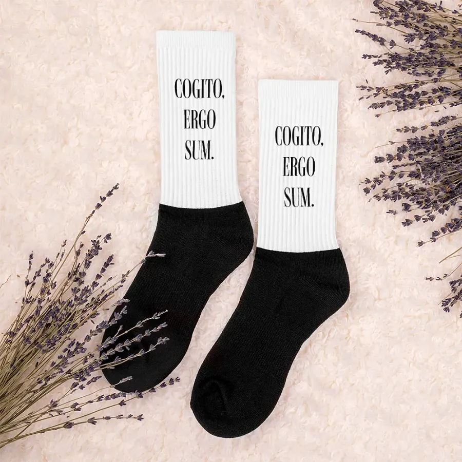 Cogito, Ergo Sum Socks product image (5)