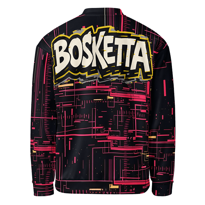 Futuristic Circuitry All-Over Bomber Jacket product image (2)