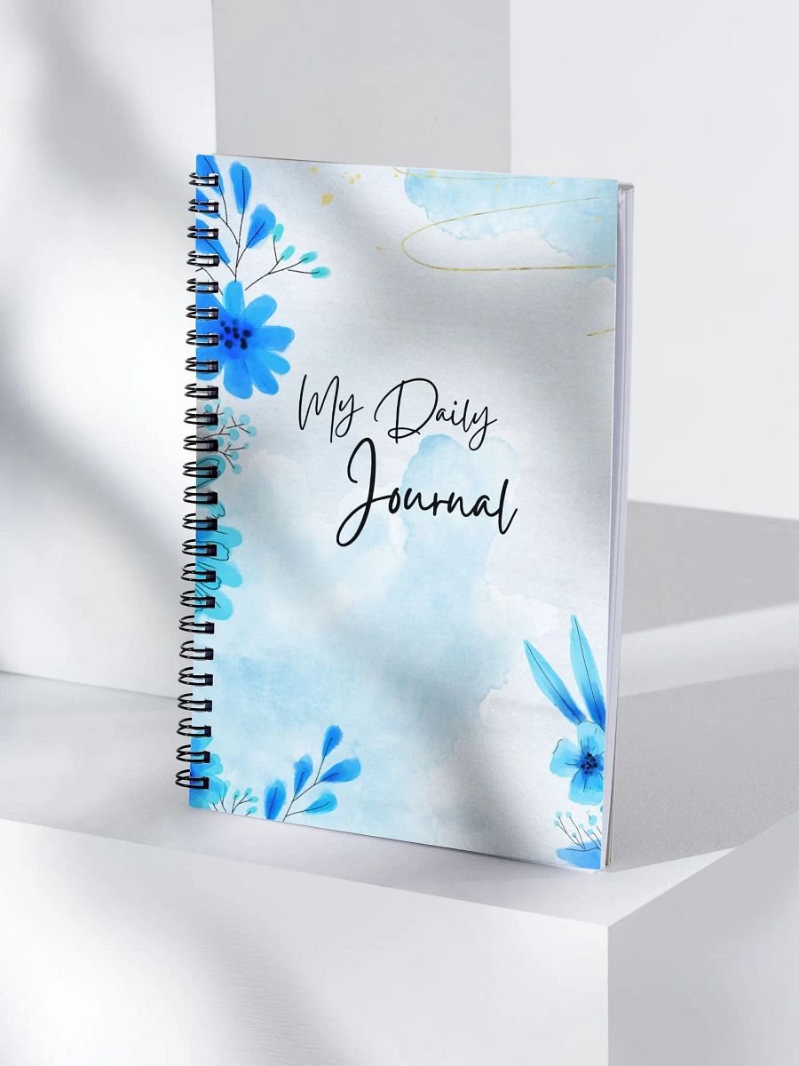 Floral Watercolor Daily Journal Spiral Notebook product image (4)
