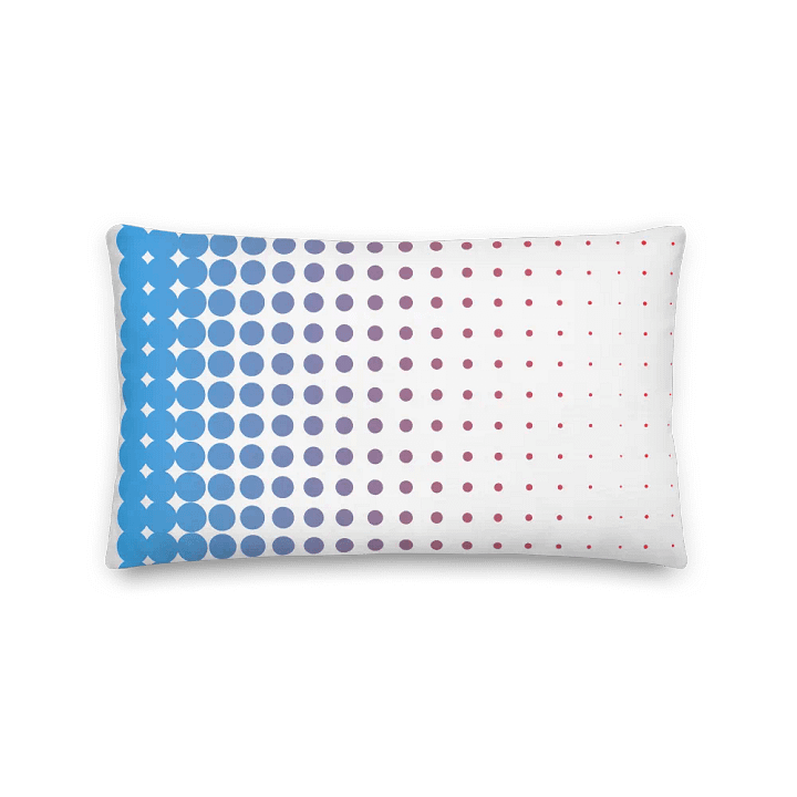 Plot Matrix Pillow (Blue) product image (5)