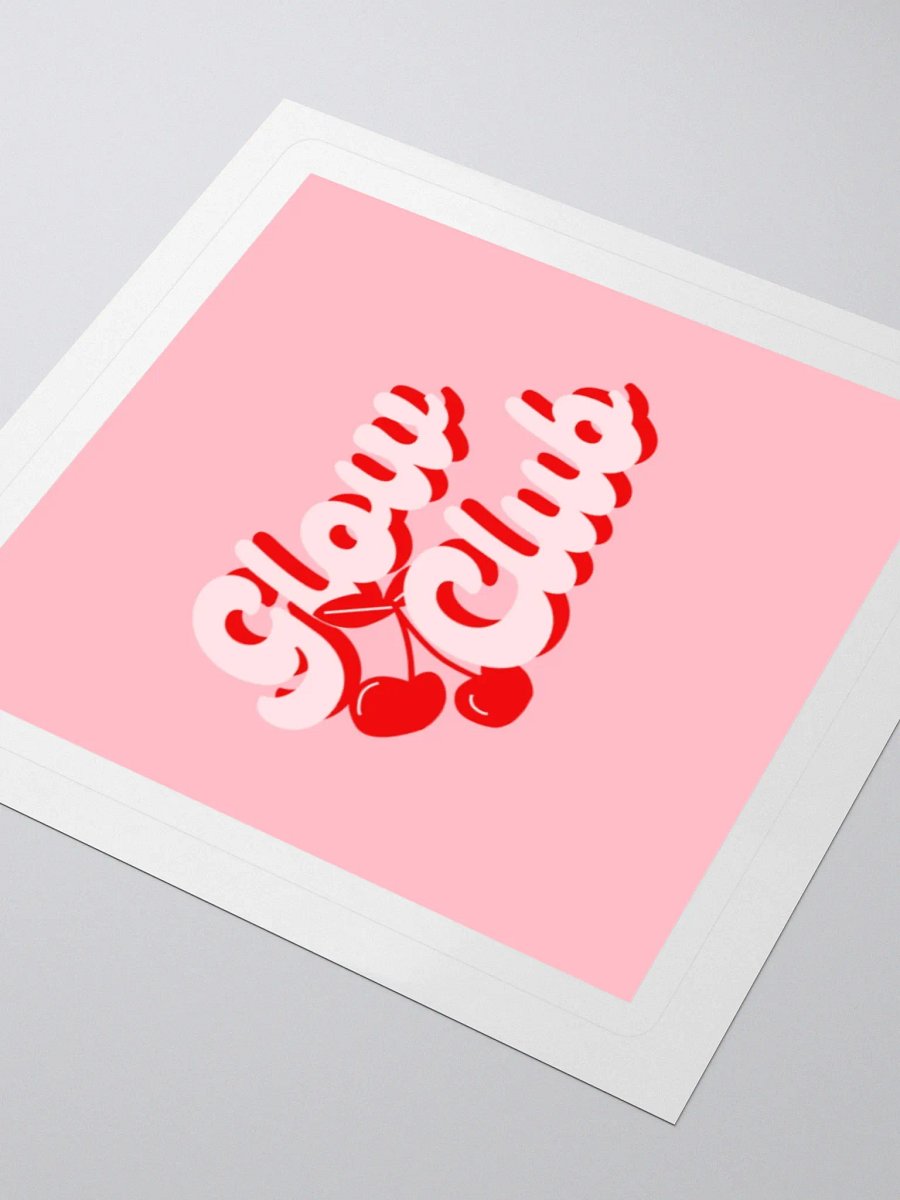 Cherry Glow Club Sticker product image (3)