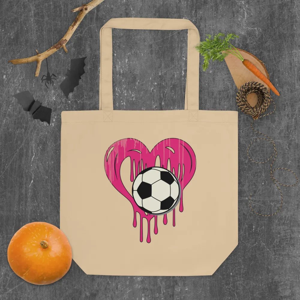 Heart Soccer Love Eco Tote product image (4)