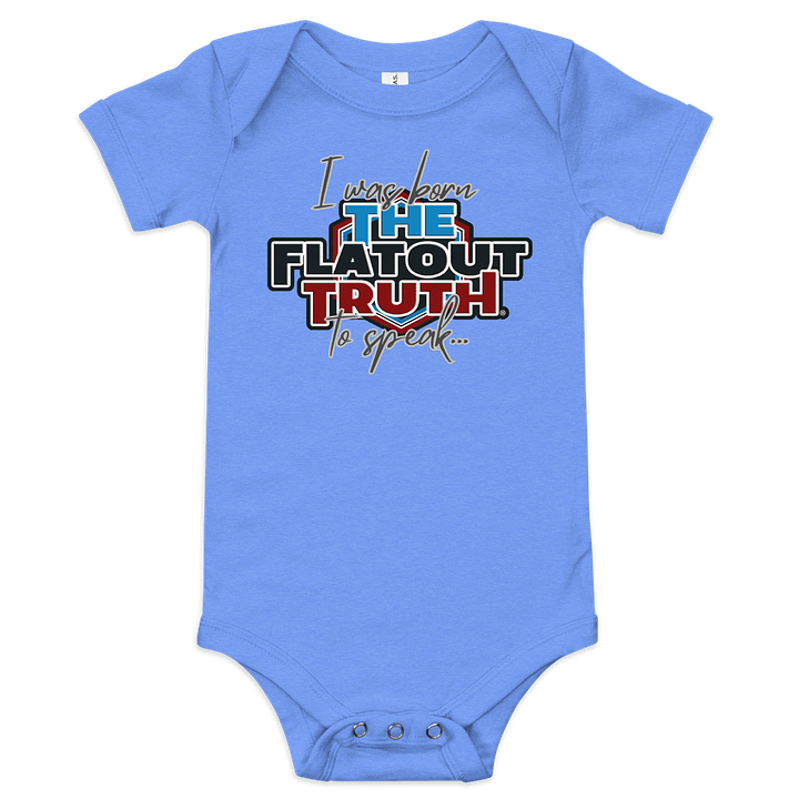 "I was born to speak" TFOT Red Hex Baby Onesie product image (1)