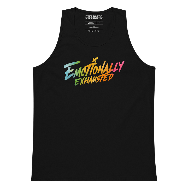 Emotionally Exhausted OG TieDye (Large) - Summer Tank Top product image (2)