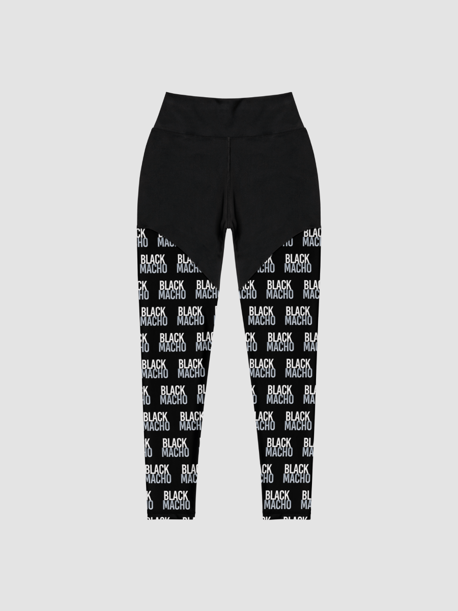 [Black Macho] All-Over Print Sports Leggings Sublicolor 300 product image (2)