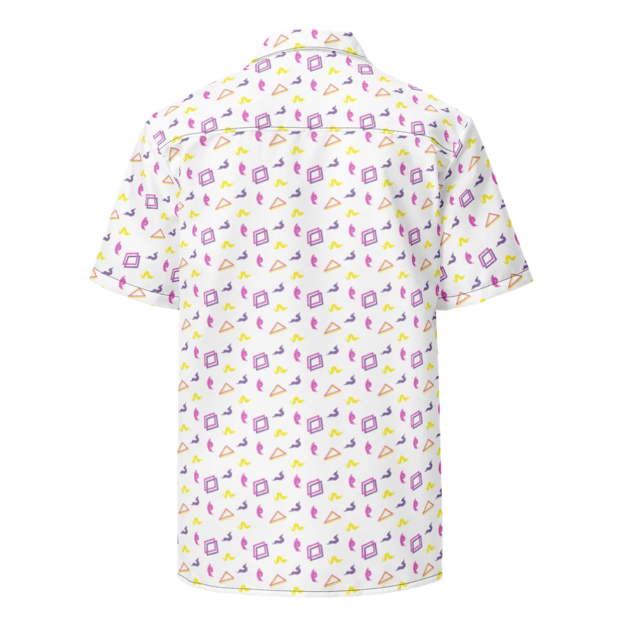 Oh Worm white pattern button down shirt product image (3)