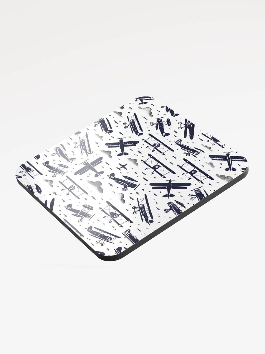 Aviation Scatter Glossed Cork Coaster product image (3)