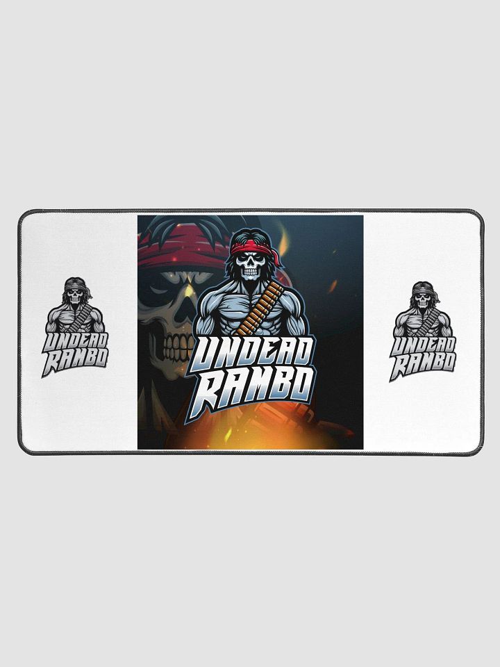 Undead Rambo desk mat product image (1)