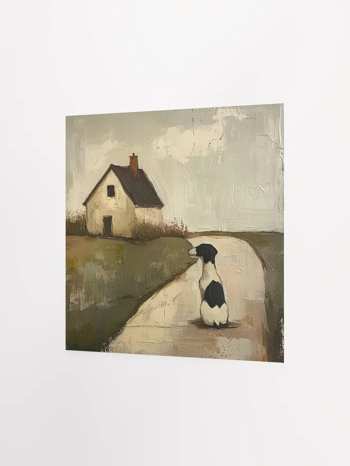 Farmhouse Sky: Dog on Path Home Art Print product image (2)