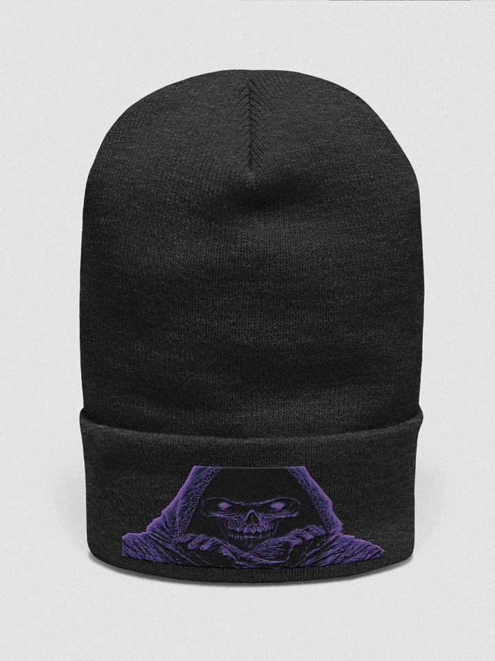 “Deadwave Beanie” – Chill Beyond the Grave - Dark Grey Edition product image (1)