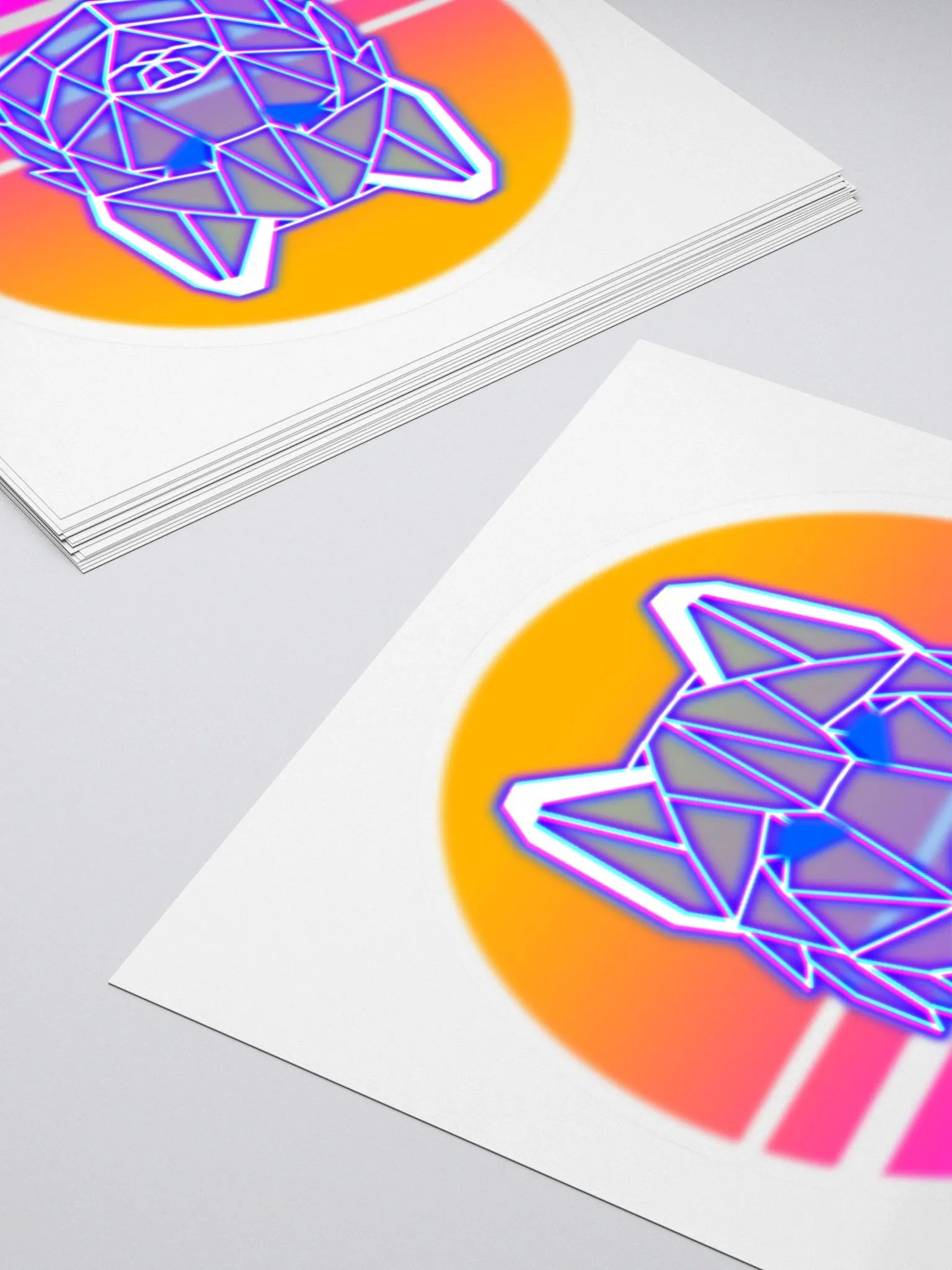 Husky Sunrise Sticker product image (4)