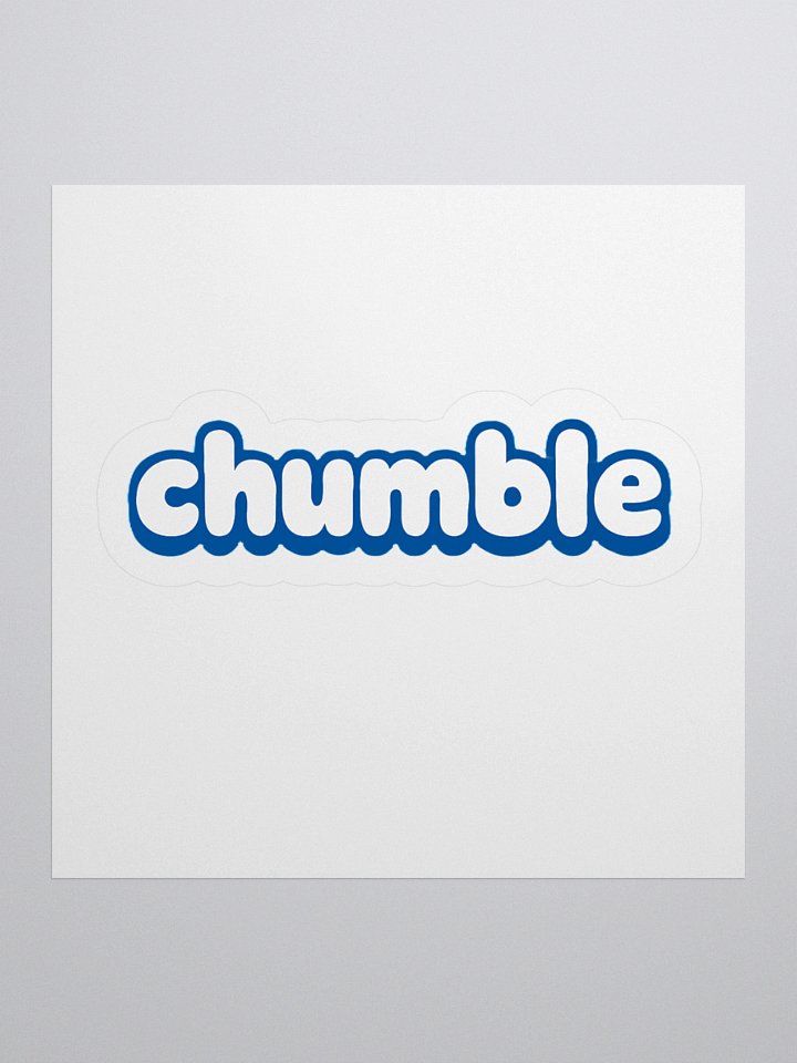 Original Chumble Logo Sticker product image (3)