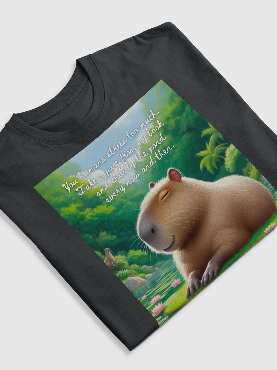 Capybara's Peaceful Advice Heavyweight Tee product image (5)