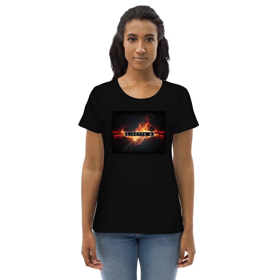 Lizette & logo on fire womens tee (EU only) product image (1)