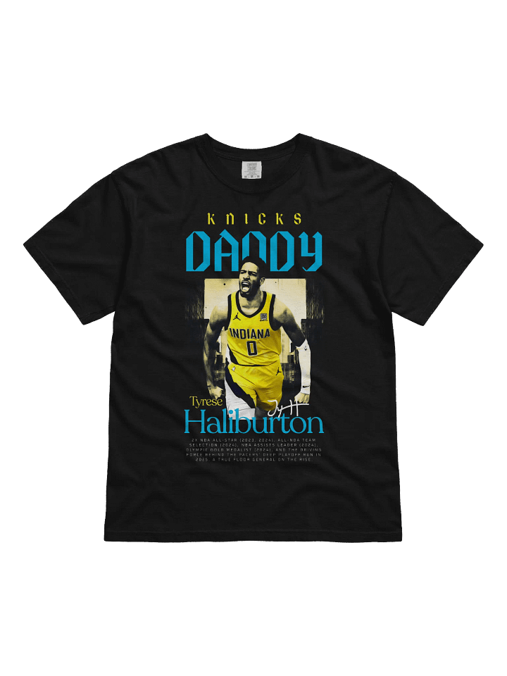 Tyrese Haliburton 2025 East Finals T-Shirt – Pacers vs Knicks Basketball Tribute Tee Classic T-Shirt product image (1)