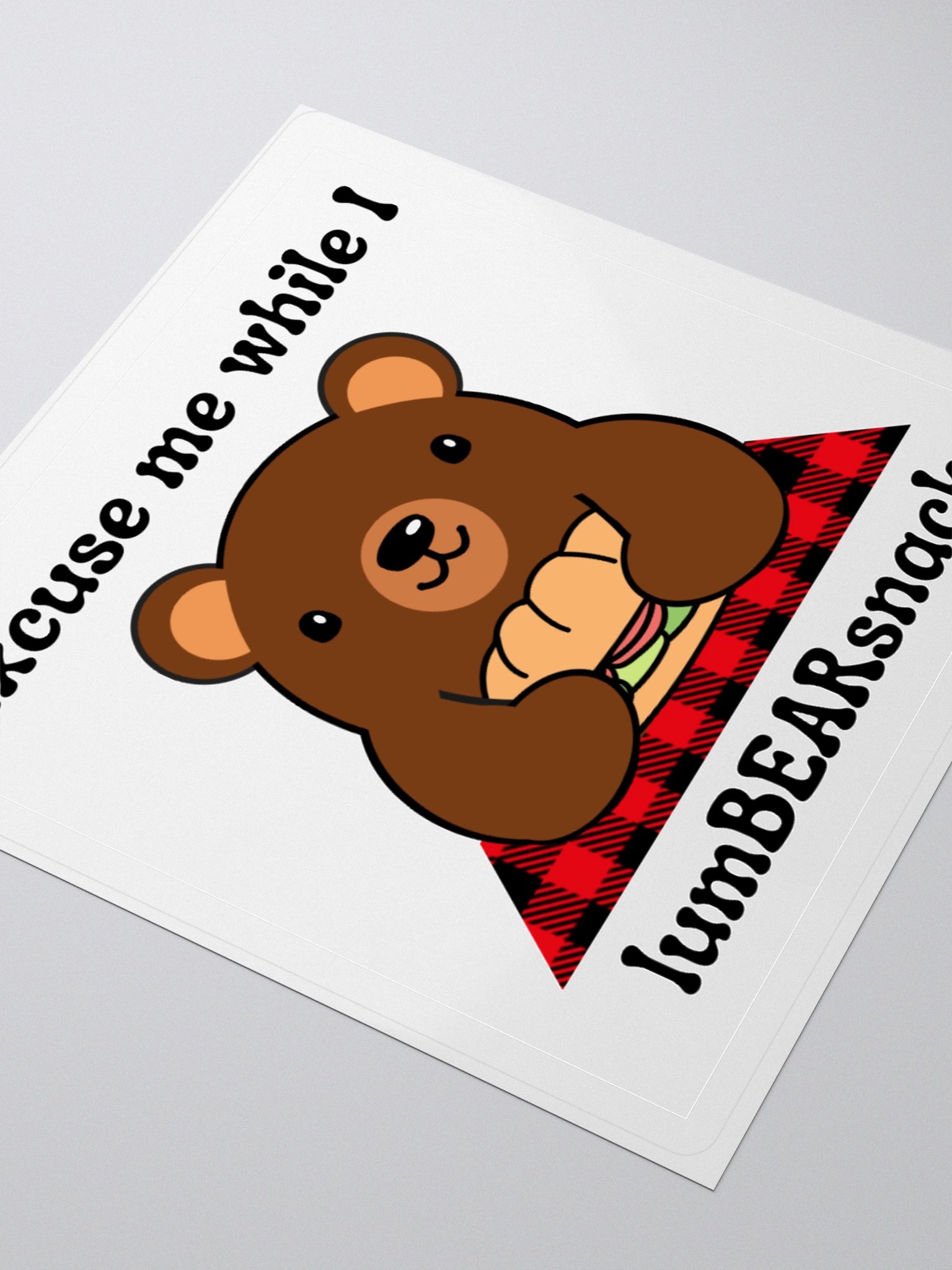 LumBEARsnack Sticker product image (9)