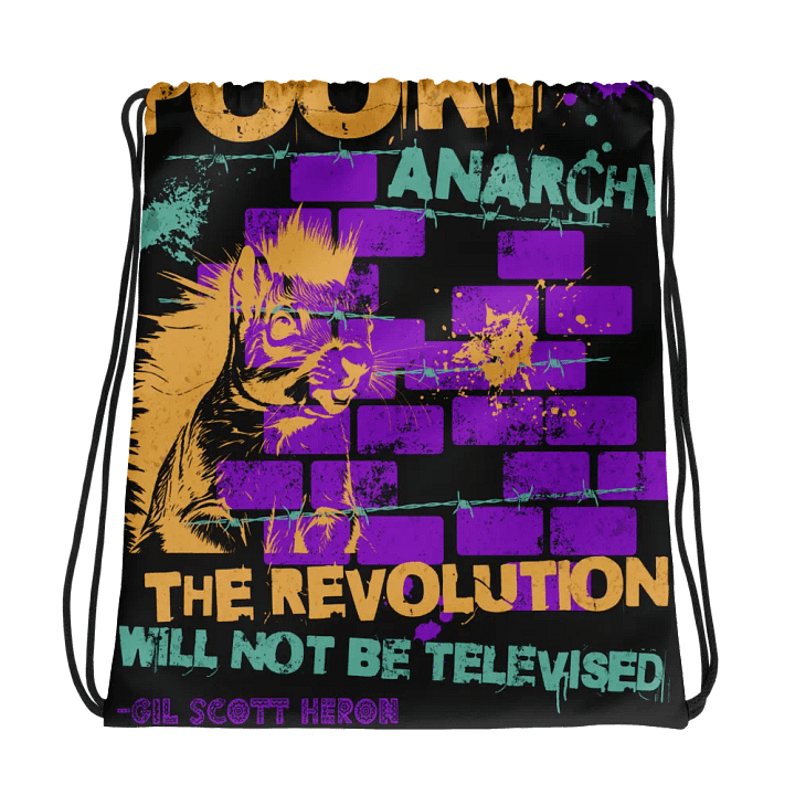 Pooky Anarchy Revolution Drawstring Bag product image (1)