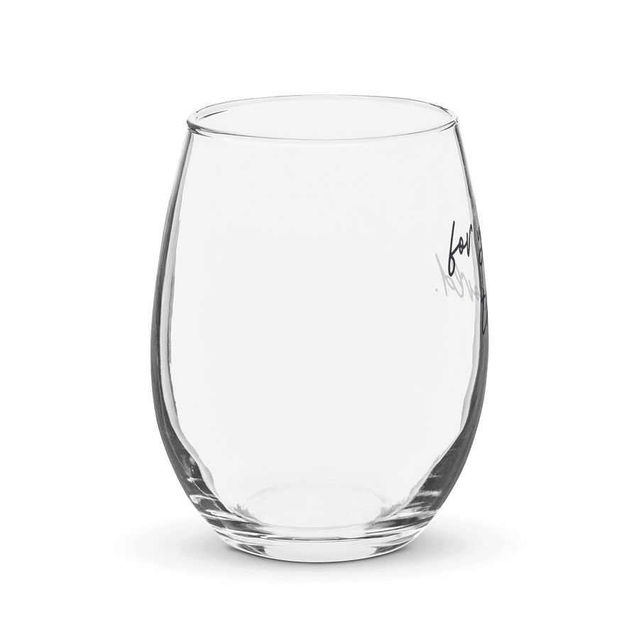 "for you?" Stemless Wine Glass product image (5)