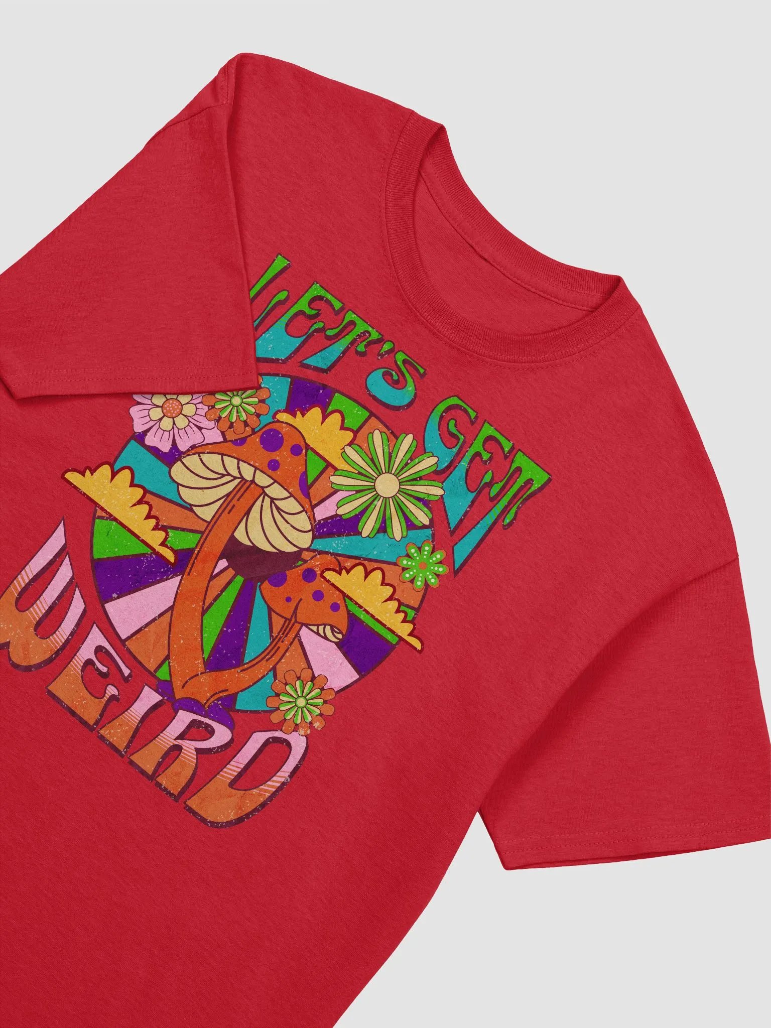 Let's Get Weird Tee – Dive into a Kaleidoscope of Color product image (4)