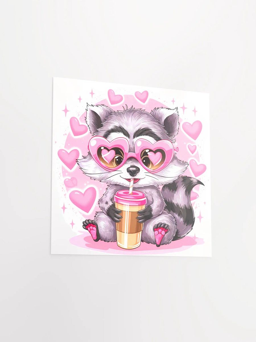 Whimsical Raccoon Poster product image (12)