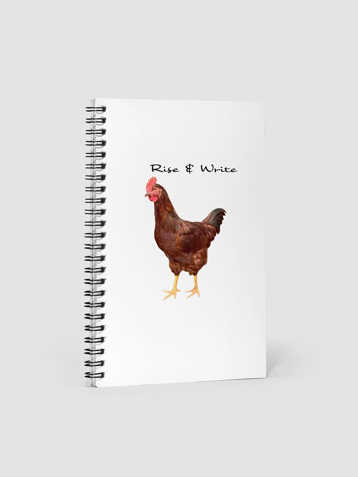 Rise & Write Rooster Spiral Notebook product image (1)
