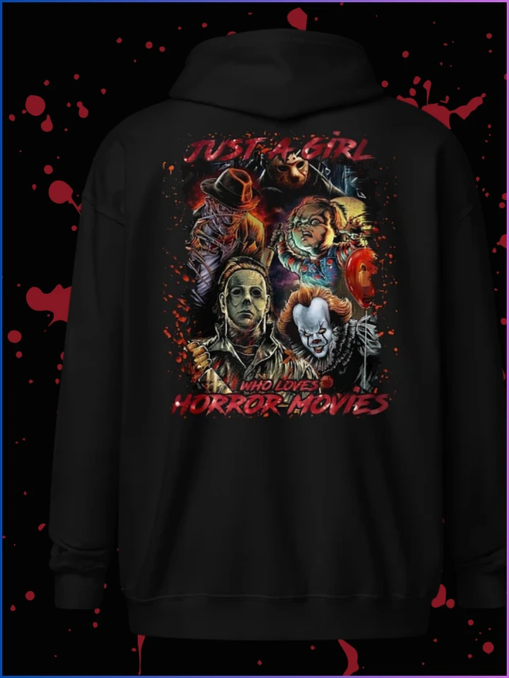 Just A Girl Who Likes Horror Movies Hoodie product image (1)