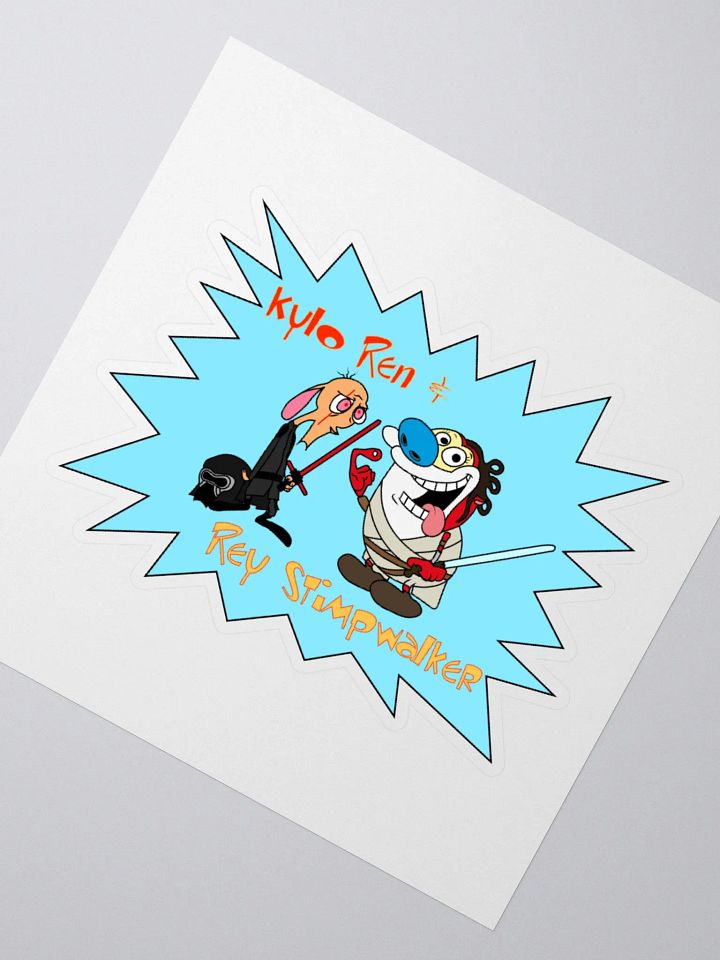 Kylo Ren & Rey Stimpwalker Sticker product image (6)