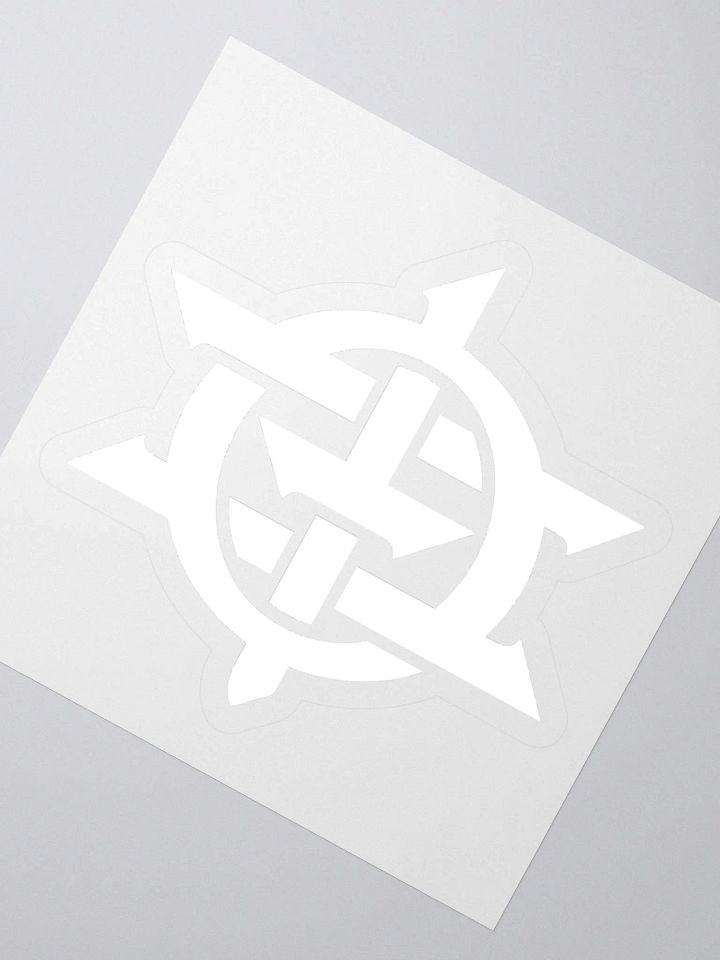 Dr. Ozi Logo Icon Kisscut Stickers (White) product image (4)