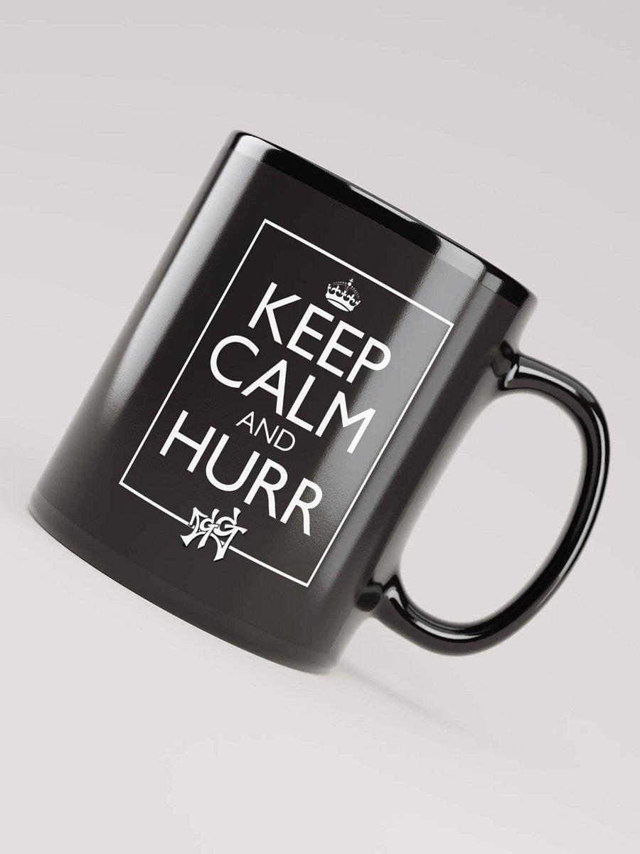 Keep calm and HURR Black Glossy Mug product image (11)