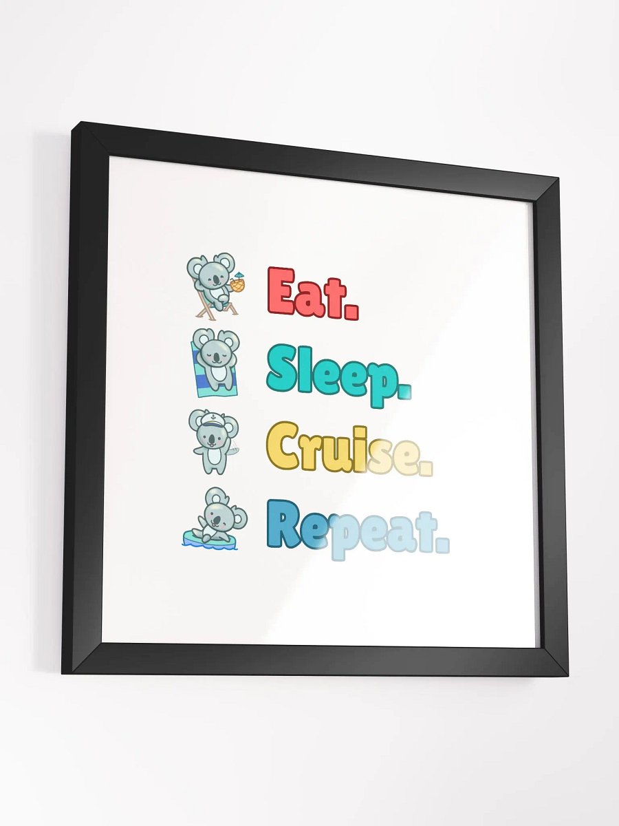 Eat Sleep Cruise Repeat! Koala Portrait product image (3)