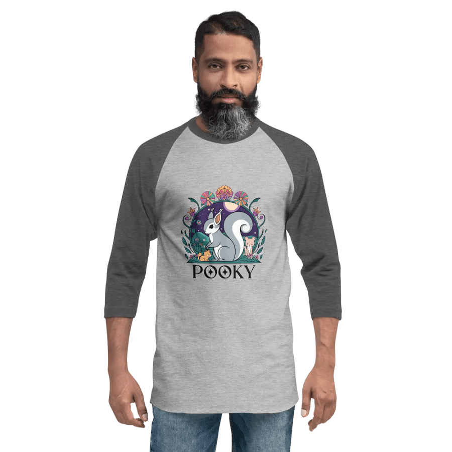 Pooky's Nighttime Adventure Raglan Tee product image (2)