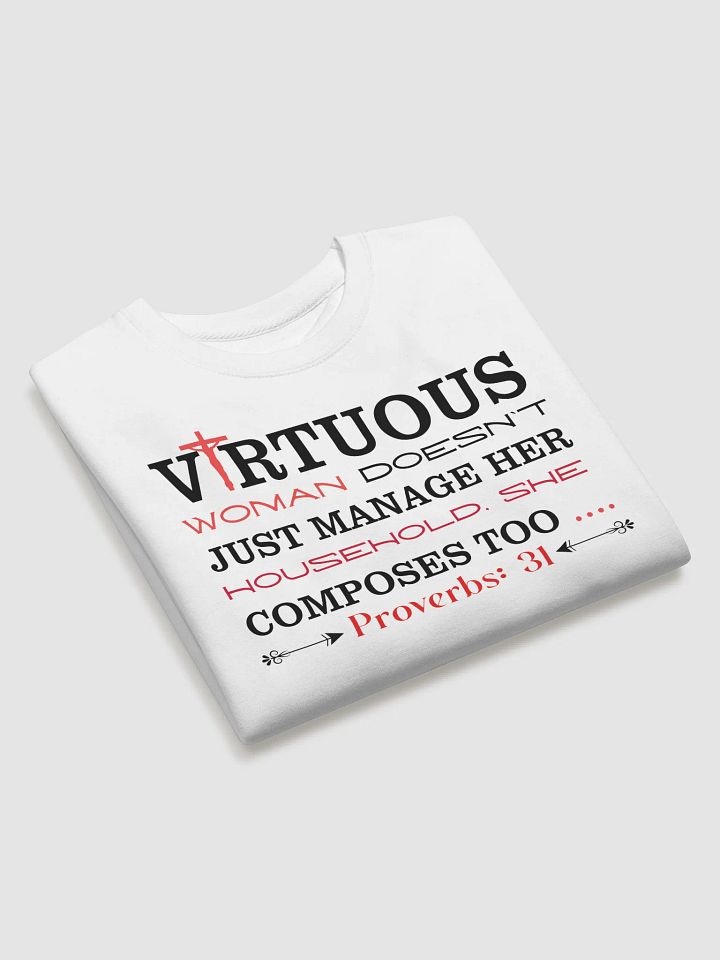 Virtuous Woman Inspirational Comfort Heritage Sweatshirt product image (9)