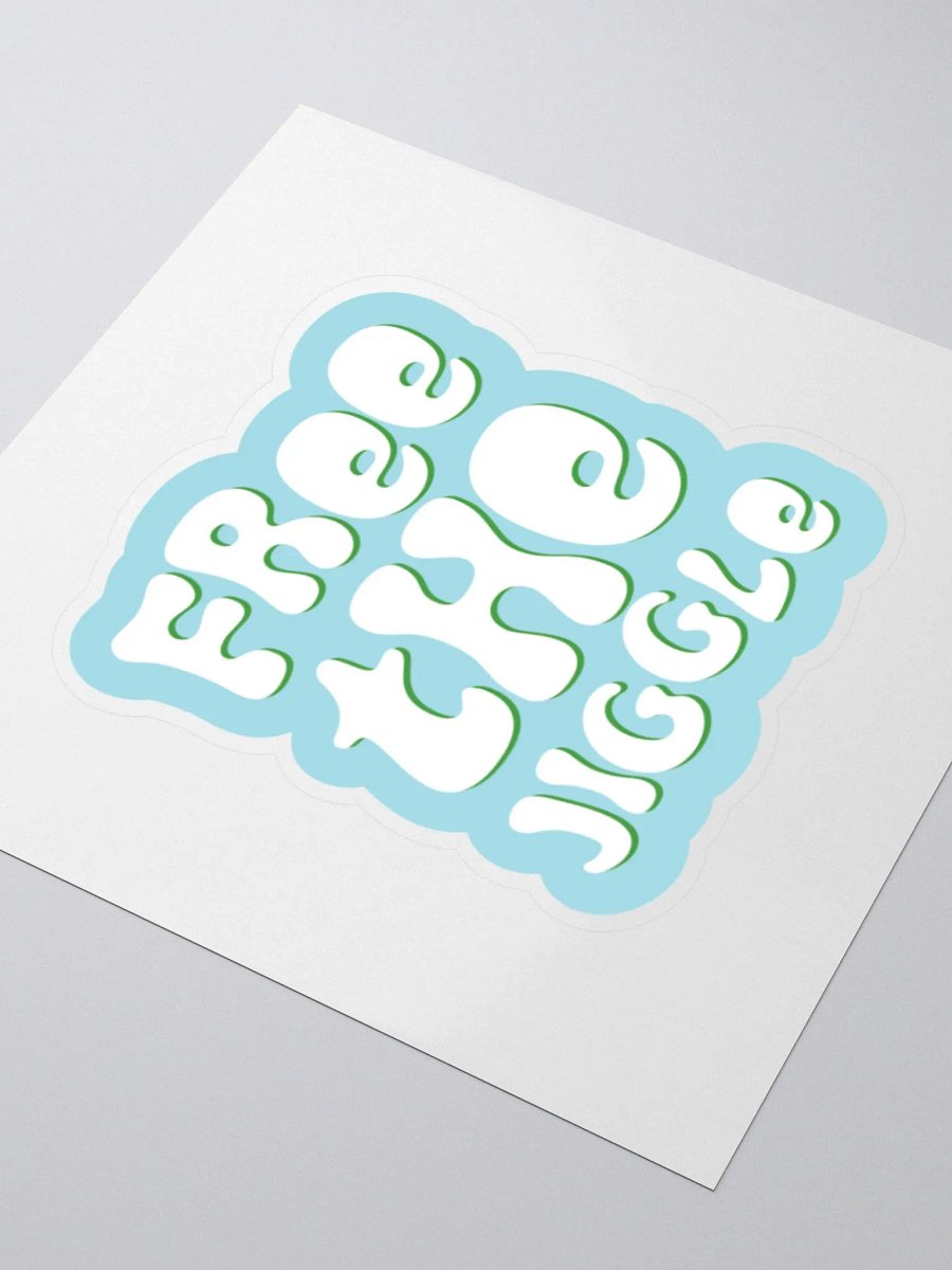 Free the Jiggle Sticker product image (3)