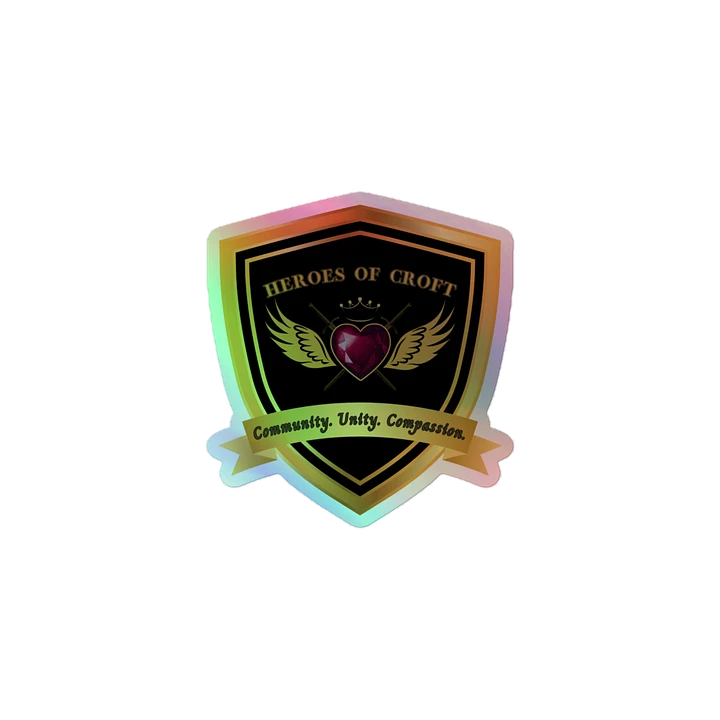 Heroes of Croft Holographic Sticker product image (1)