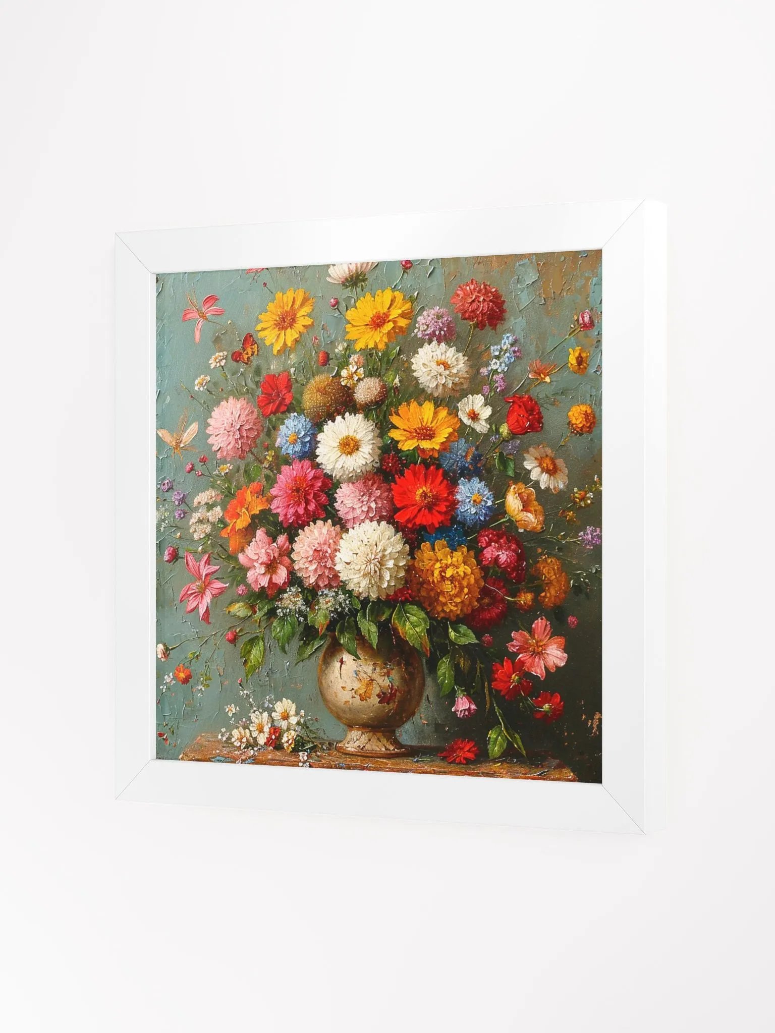 Colorful Flowers in Vase Wall Art product image (14)