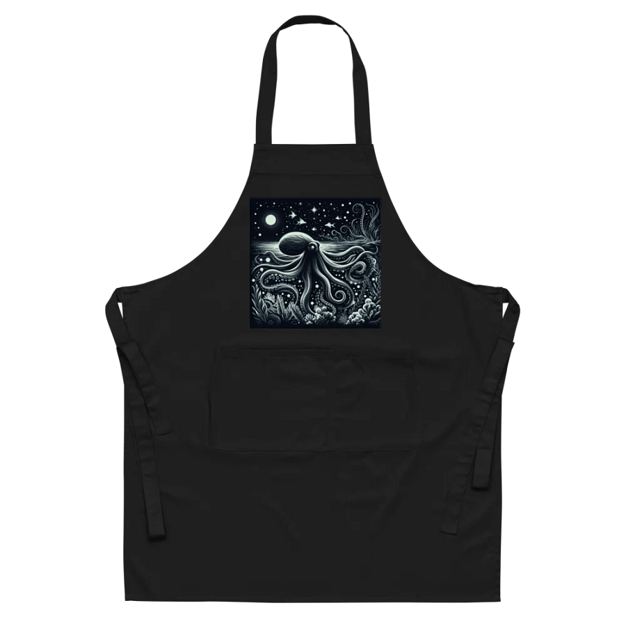 Midnight Octopus Organic Cotton Apron product image (8)