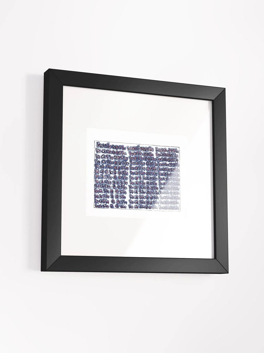 Asheesh Panel Card Print Framed product image (3)