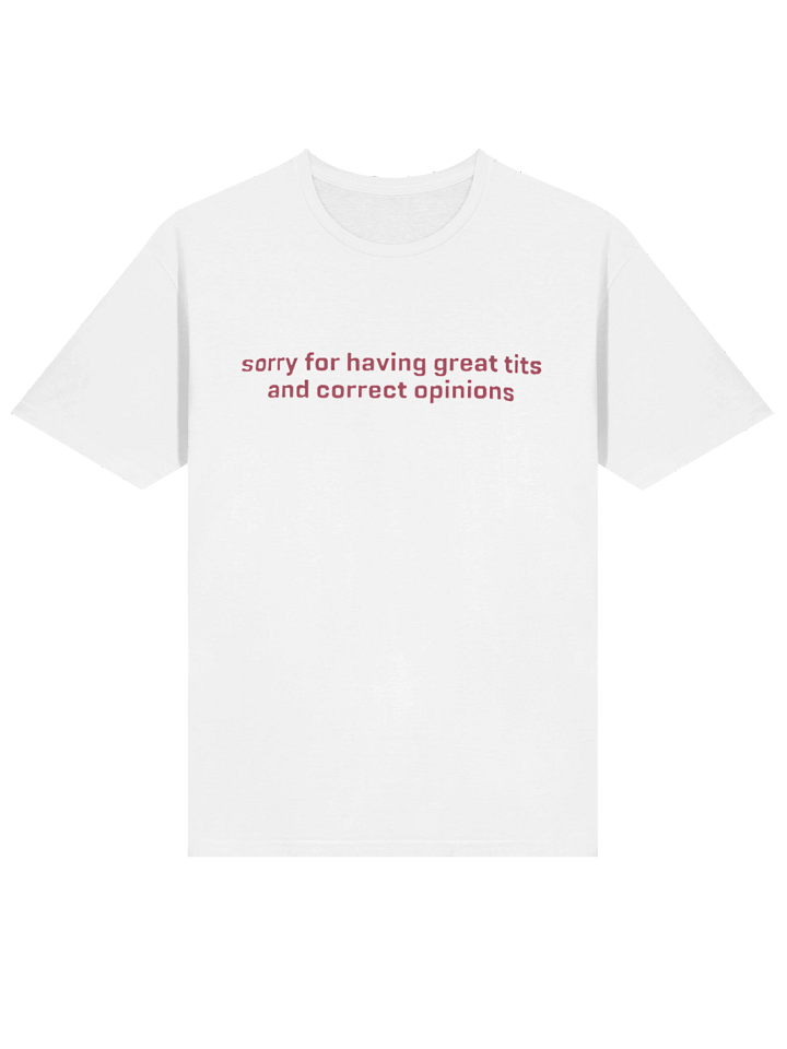 Sorry For Having Great Tits And Correct Opinions Feminist Statement Shirt product image (9)
